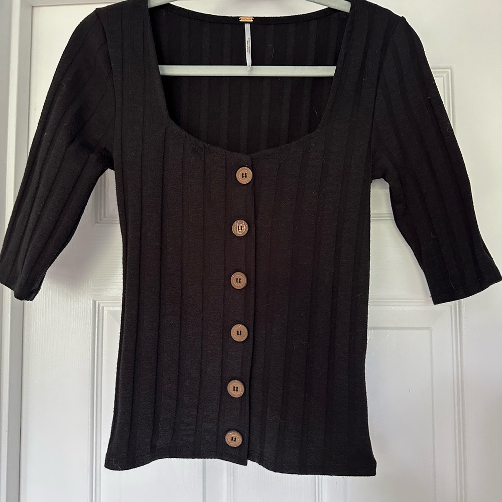 Free People Sweater with buttons